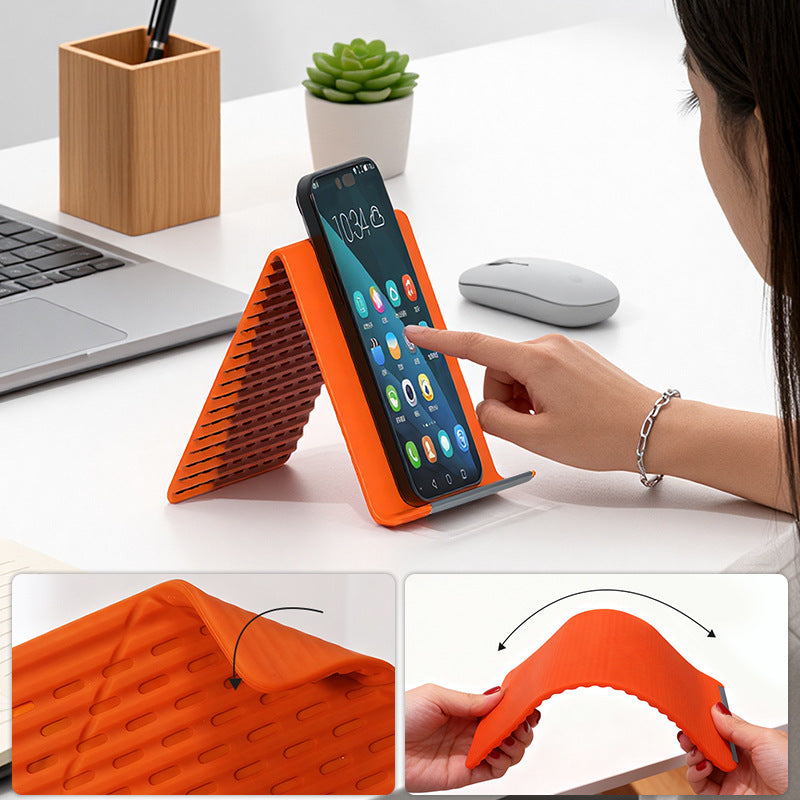 Foldable Silicone Aluminum Holder - Secure, Ergonomic Device Mount for Everywhere*