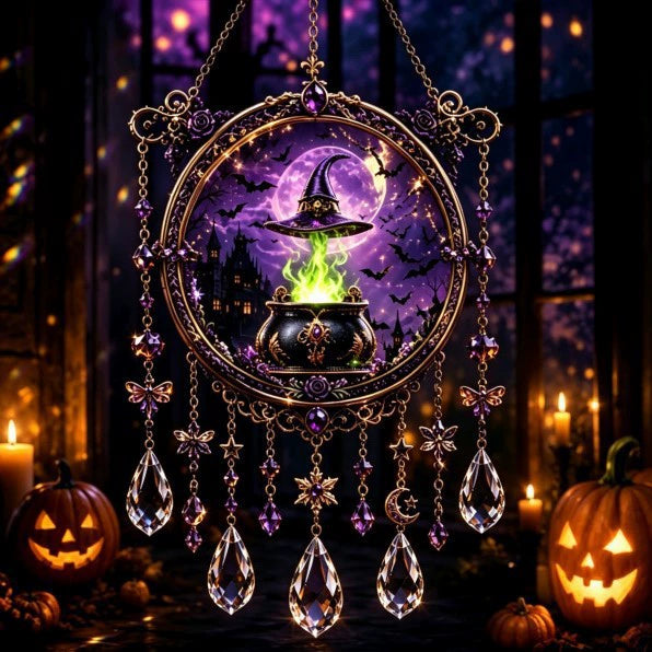 🎁Halloween Special Offer 50% OFF –🏰🎃Halloween Crystal Window Decoration