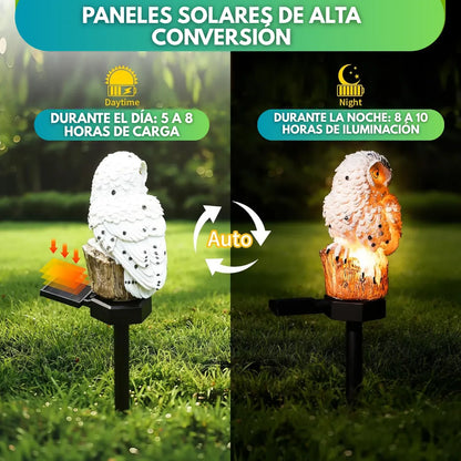 Owl-shaped decorative lamp (2 units)