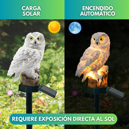 Owl-shaped decorative lamp (2 units)