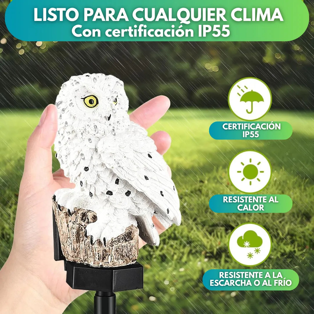 Owl-shaped decorative lamp (2 units)