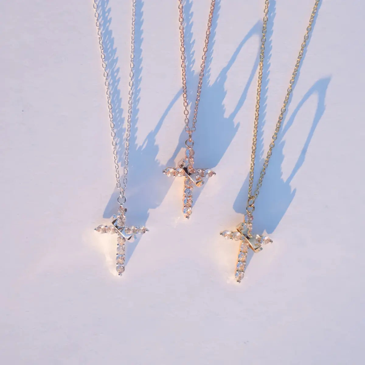 CROSS & CROWN NECKLACE