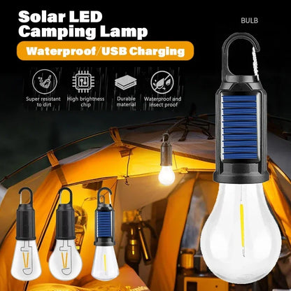🔥Solar-powered tent  bulb portable LED camping light