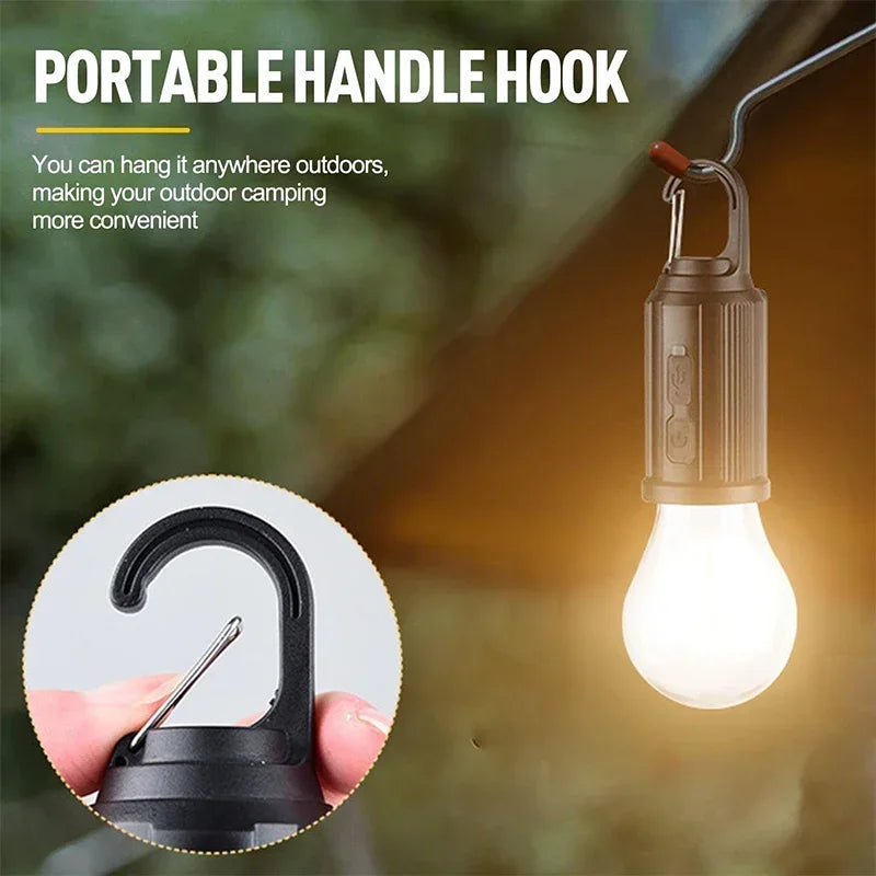 🔥Solar-powered tent  bulb portable LED camping light