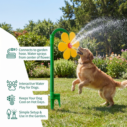 🔥Limited time offer 49%💖 Spinning Sunflower Sprinkler for Dogs