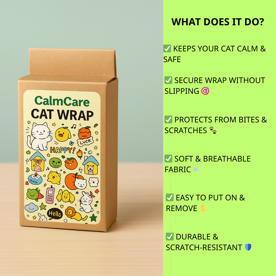 Lovely Furry Friends - Calmcare Cat Wrap (Up to 40 lbs)