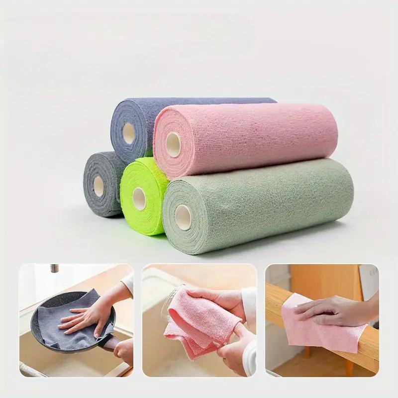 20-Count Microfiber Cleaning Roll – Reusable Cleaning Cloths | Free Shipping