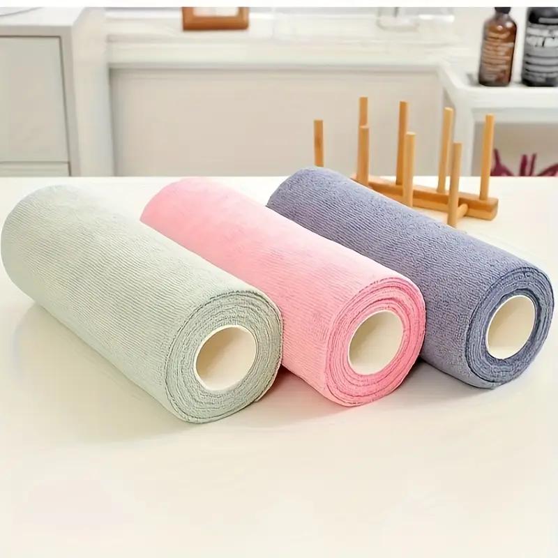 20-Count Microfiber Cleaning Roll – Reusable Cleaning Cloths | Free Shipping
