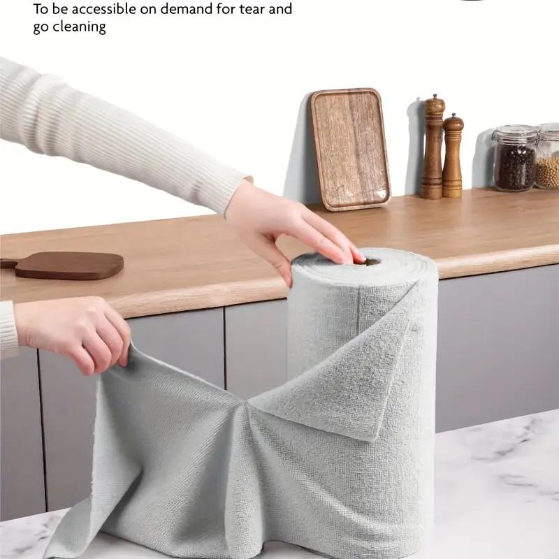 20-Count Microfiber Cleaning Roll – Reusable Cleaning Cloths | Free Shipping