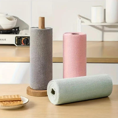 20-Count Microfiber Cleaning Roll – Reusable Cleaning Cloths | Free Shipping