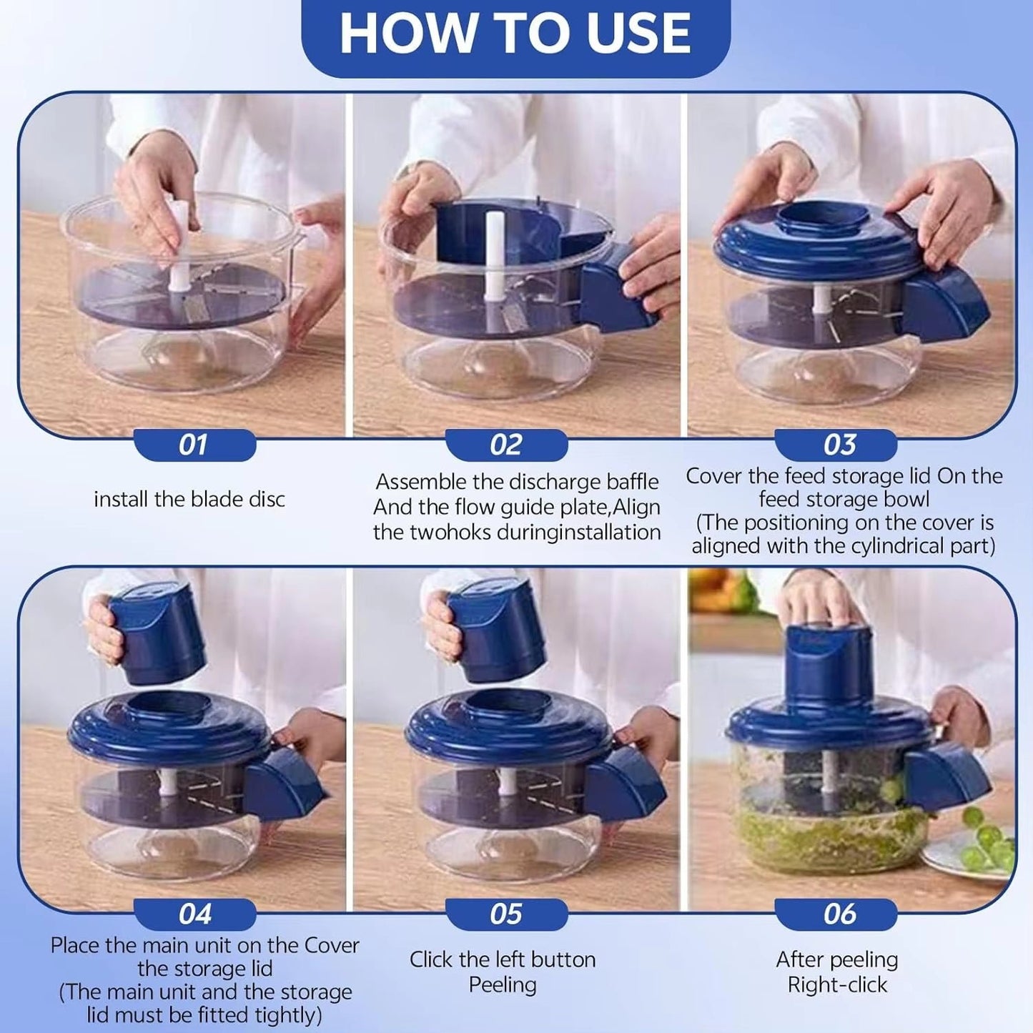 🔥 Clearance Sale Up to 70% OFF Official Electric Peeler Machine – Automatic Peeler (garlic, apples, grapes, etc.)