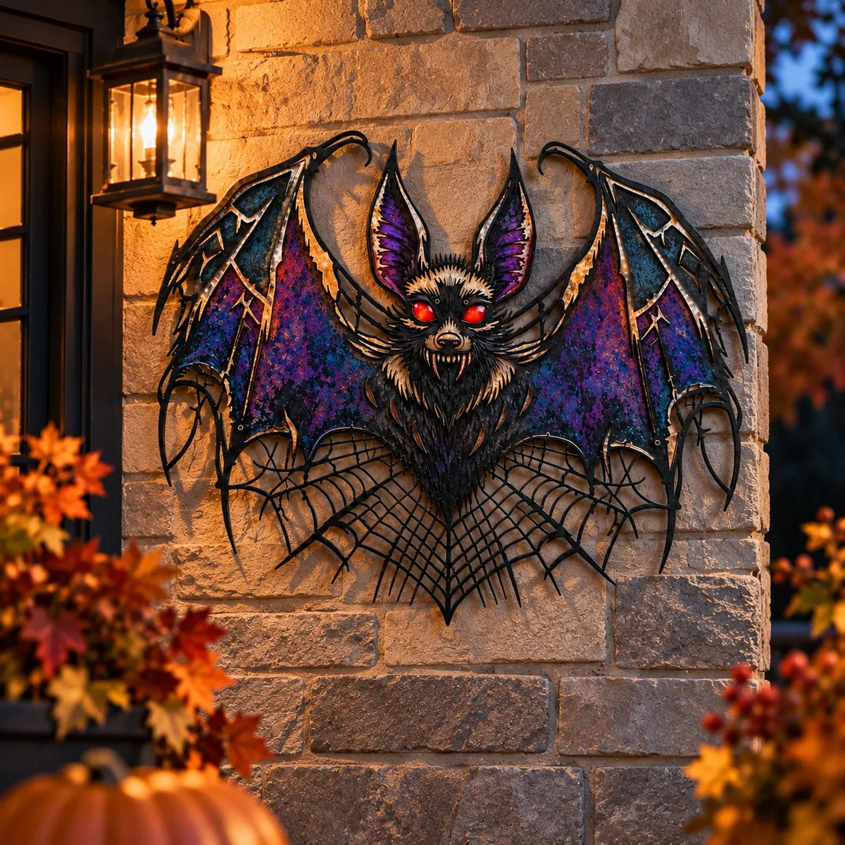 ⏰ LAST DAY 49% OFF - Gothic Vampire Bat Metal Wall Art (📦Buy 2 Free Shipping)