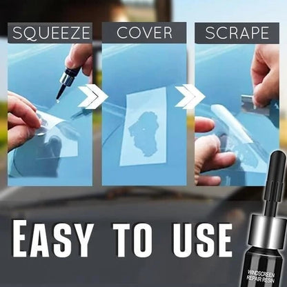 💥LAST DAY 49% OFF 🚗Cracks Gone Glass Repair Kit (New Formula)