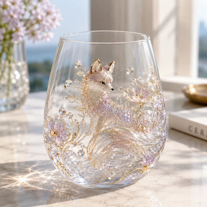 🔥✨ 3D Animal Floral Glass Tumbler | For Prettier Sips, Sunlight-Catching Details, Nature Charm & Elegant Everyday Drink Vibes 🌸🐾