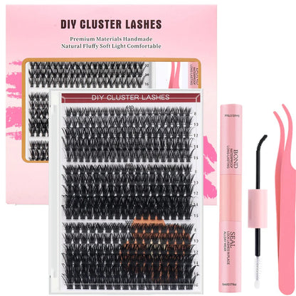 Black Mink DIY Eyelash Extension and Under Bottom Eyelashes Professional Makeup