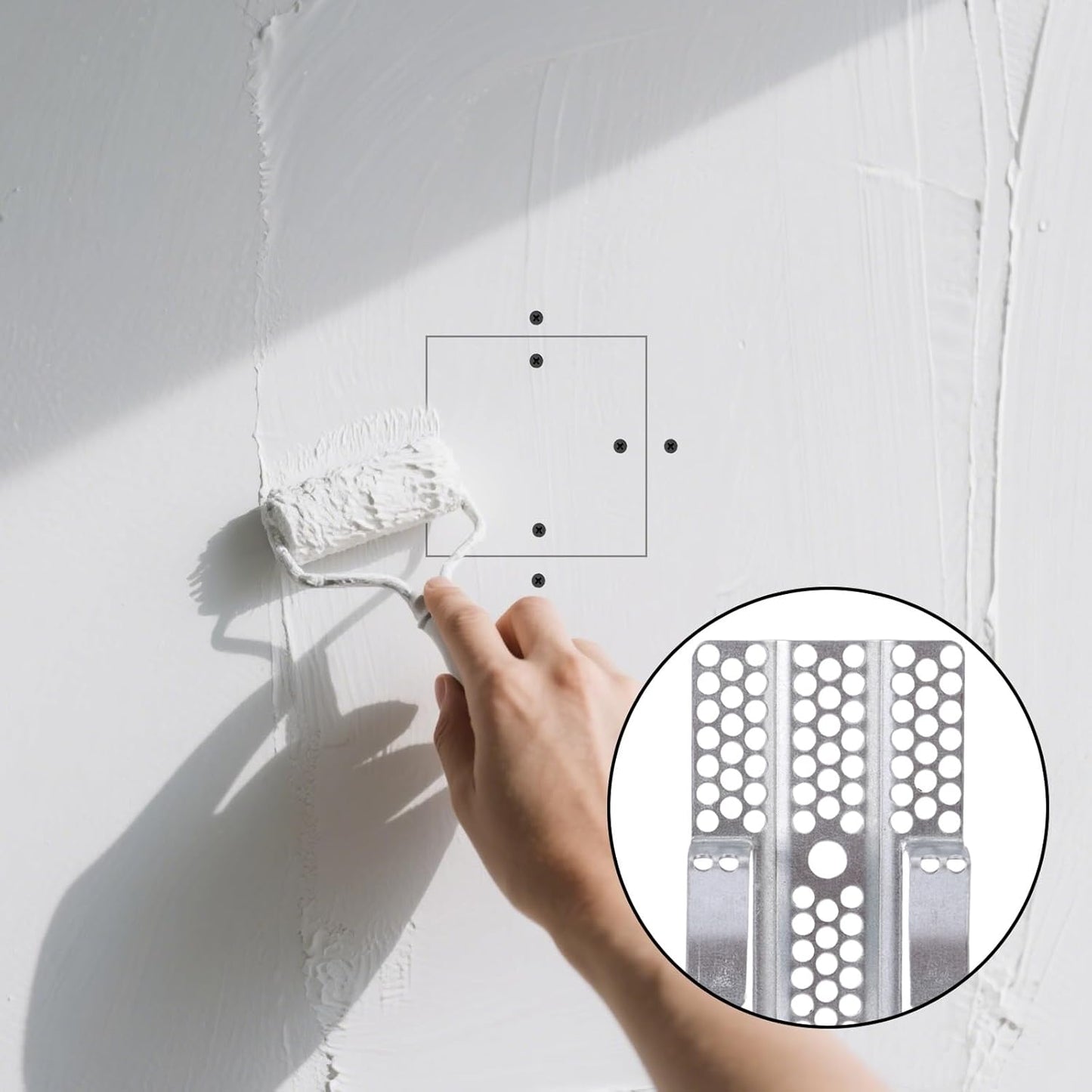 🛠️🔩No-Stud Drywall Repair Clips | Professional Wall Hole Repair Kit