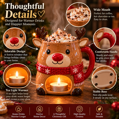 🎄 Christmas Warming Mug Collection™ – Mug & Chocolate Warmer