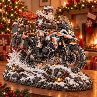 🔥HOT SALE 49% OFF🏍️🎅 Santa’s Ride Home – Christmas Motorcycle Keepsake Collection💨