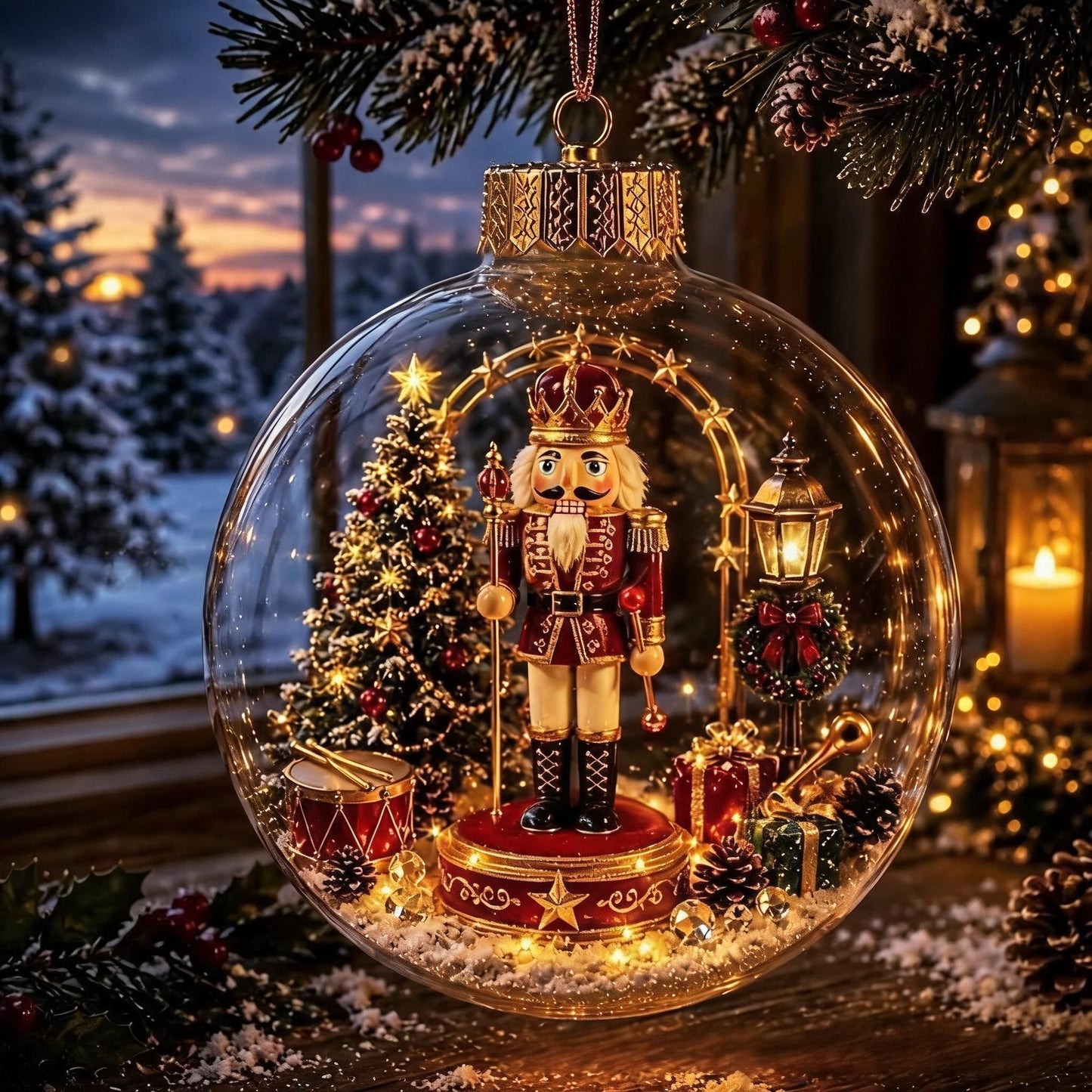 🔥 LAST DAY 49% OFF – 🎄Glowing Christmas Diorama Ornament | Mini Light-Up Holiday Scenes with Cozy Warm Glow & Ready-to-Hang Design ✨