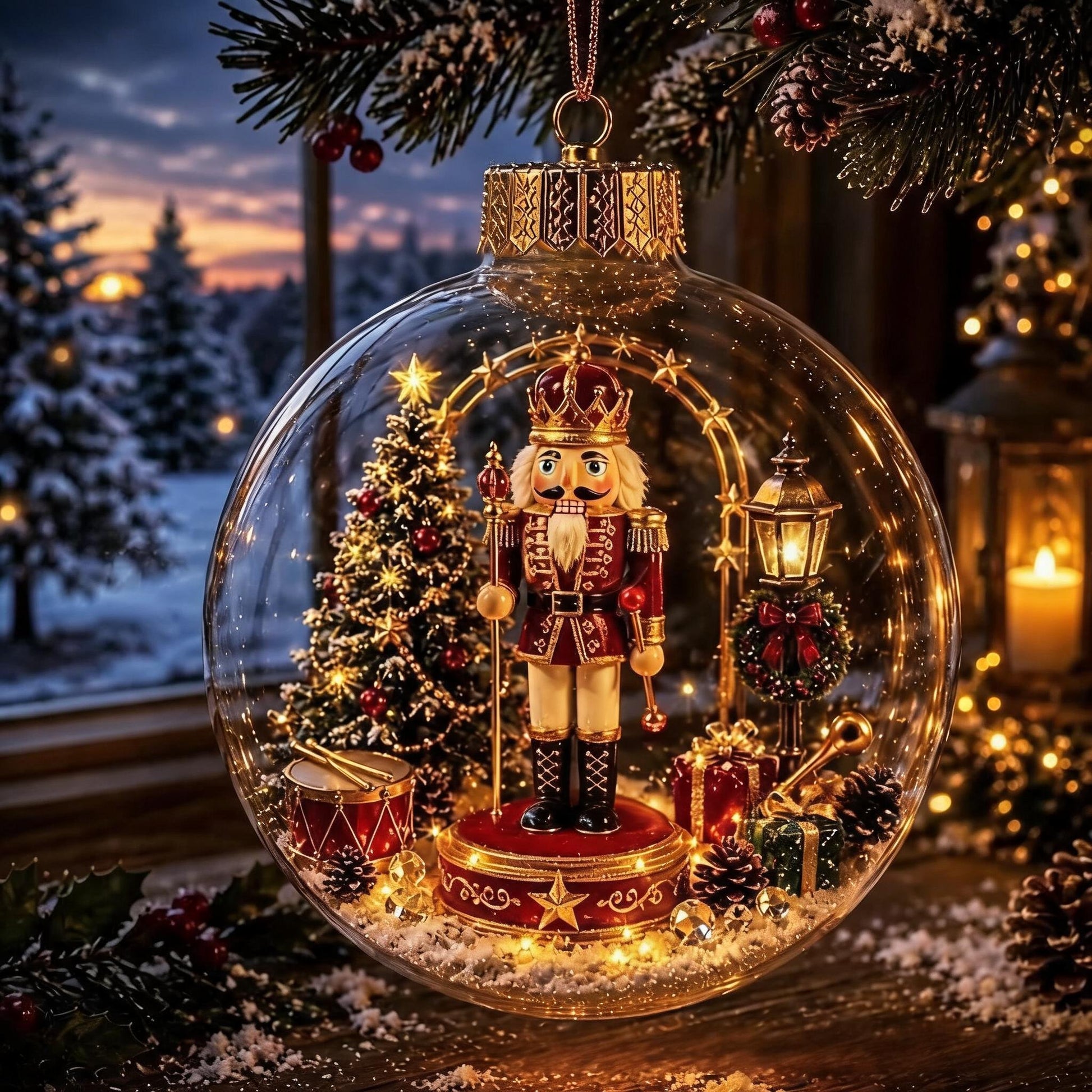 🔥 LAST DAY 49% OFF – 🎄Glowing Christmas Diorama Ornament | Mini Light-Up Holiday Scenes with Cozy Warm Glow & Ready-to-Hang Design ✨