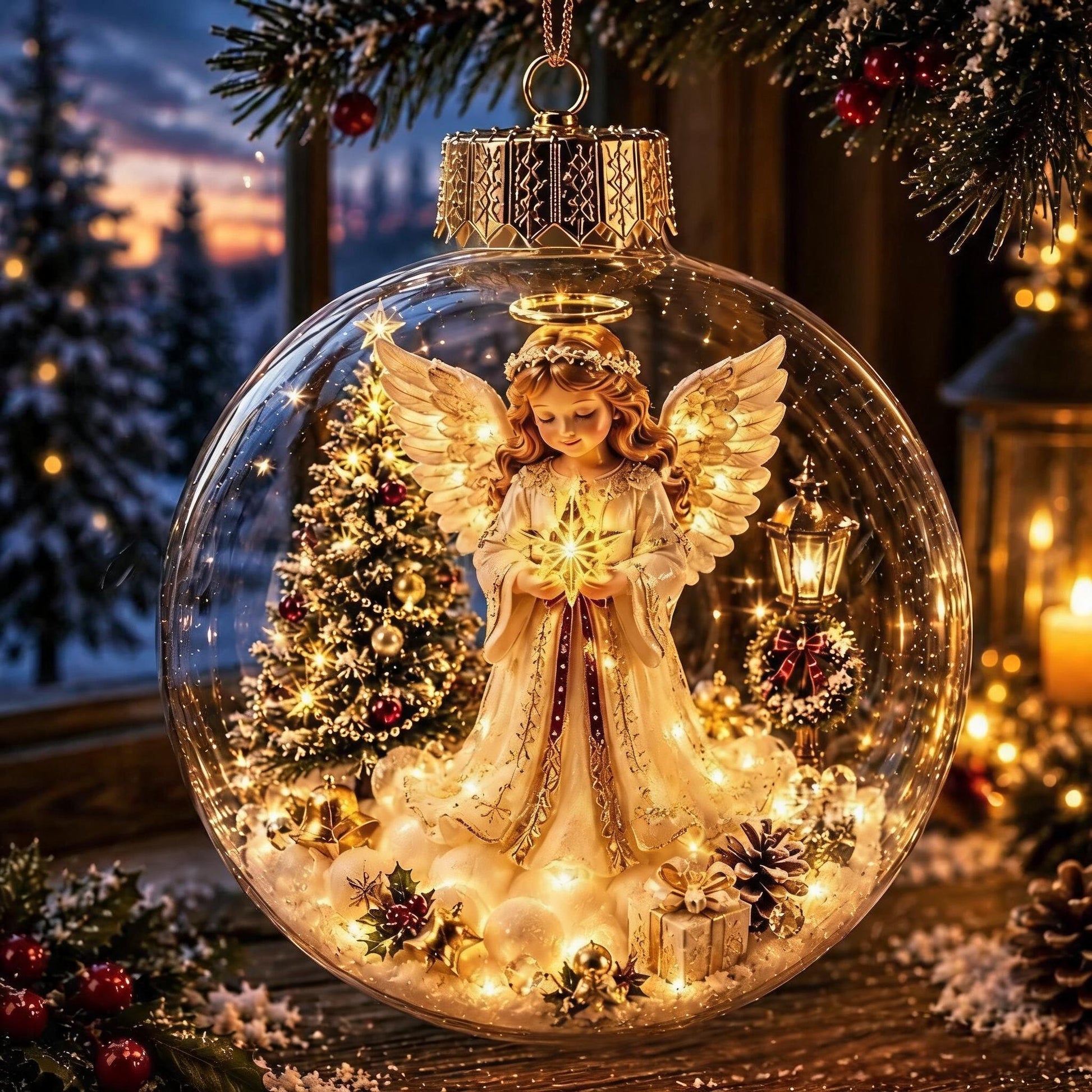 🔥 LAST DAY 49% OFF – 🎄Glowing Christmas Diorama Ornament | Mini Light-Up Holiday Scenes with Cozy Warm Glow & Ready-to-Hang Design ✨