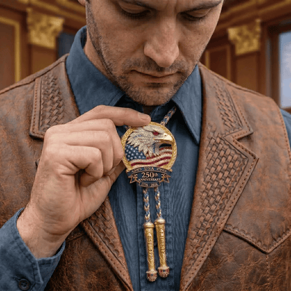 🎁Last Day 49% OFF - 🦅 USA 250th Anniversary Eagle Bolo Tie
