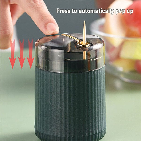 🧹 Hygienic Pop-up Toothpick Dispenser ✨ Automatic & Clean
