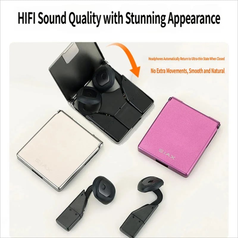 🔥Last Day 50% OFF -🎧Wireless Bluetooth Ultra-thin Foldable Earphones