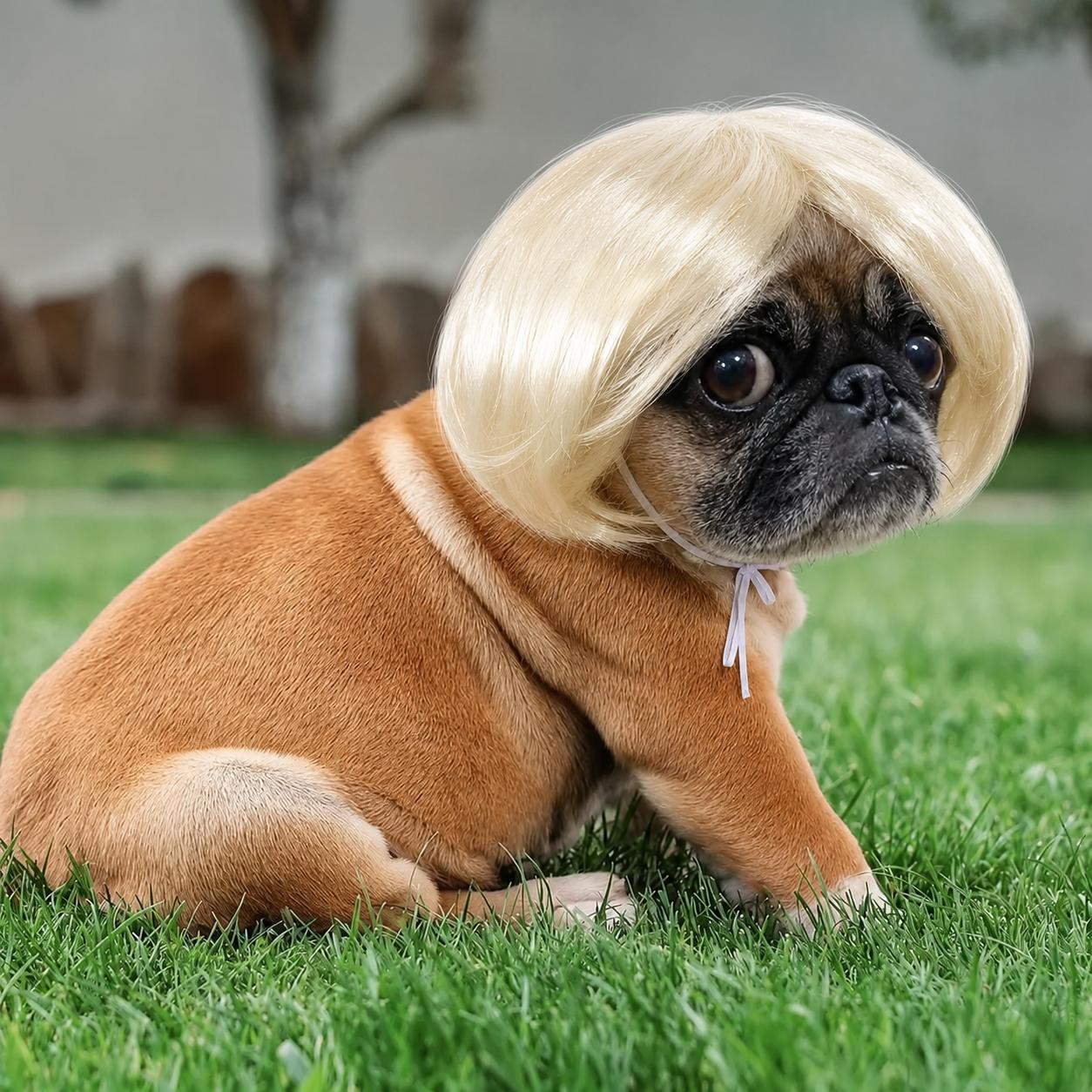 🔥Last Day 49% OFF🐶 Funny Pet Wig Headband for Dogs & Cats