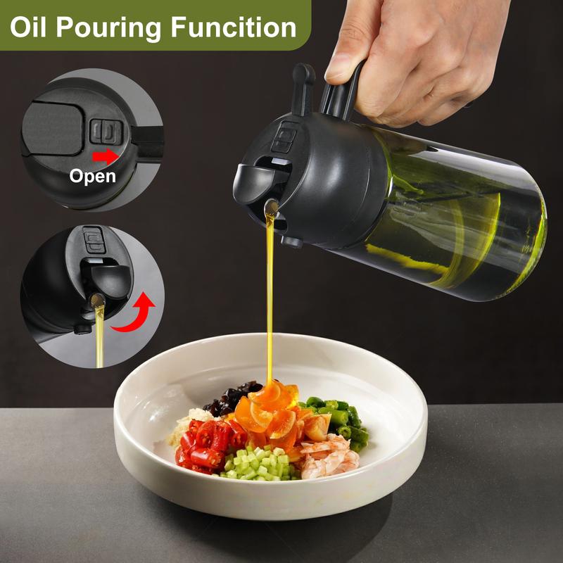 💕2 in 1 Glass Oil Sprayer & Dispenser