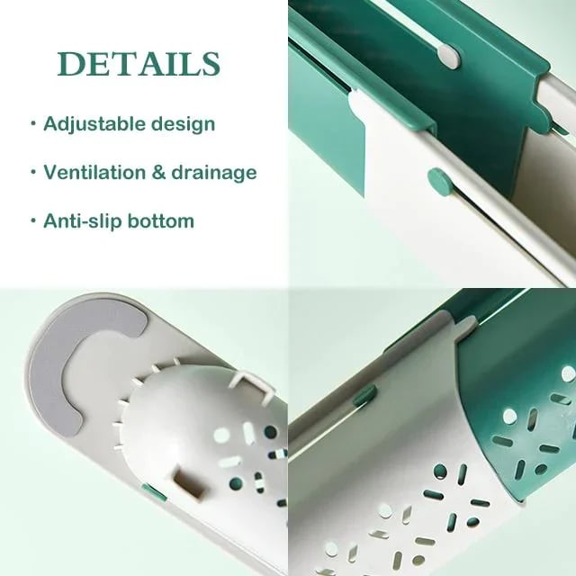 ⚡Updated Telescopic Sink Storage Rack