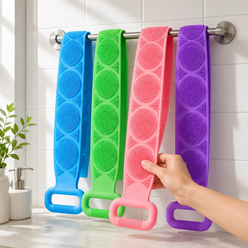 🛁Summer Limited-Time 50% OFF 💦Double-Sided Silicone Back Scrubber-Easily exfoliate dead skin