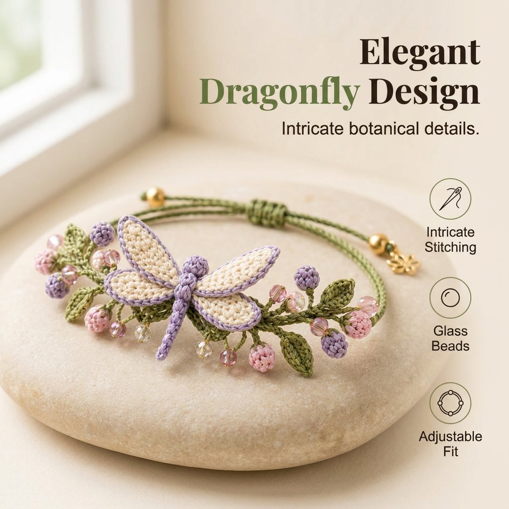 🔥 Last Day 49% OFF - DIY Nature-Inspired Crochet Bracelet Kit