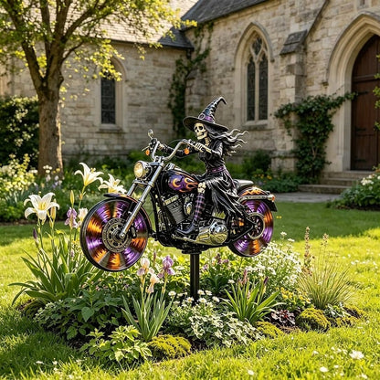 🔥HALLOWEEN MOTORCYCLE-THEMED GARDEN WINDMILL