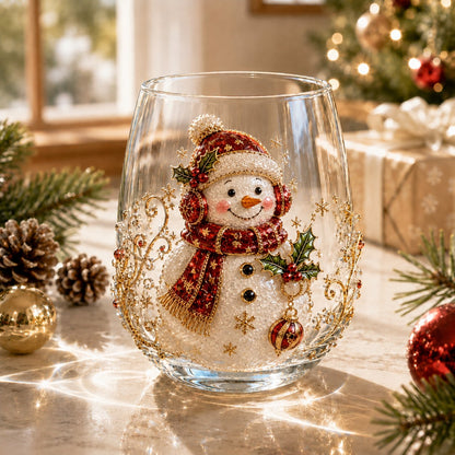 🎄LAST DAY 50% OFF✨ 3D Christmas Glass Art Cup