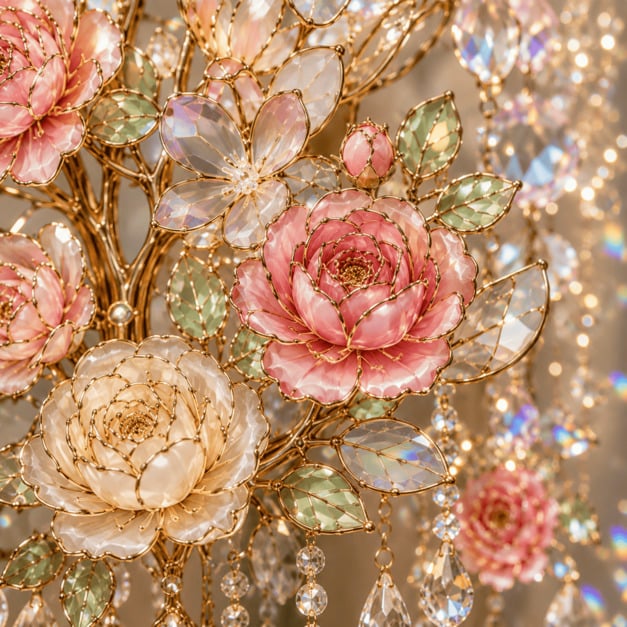 🔥Last Day 50% OFF - 🌸Crystal Garden Suncatcher