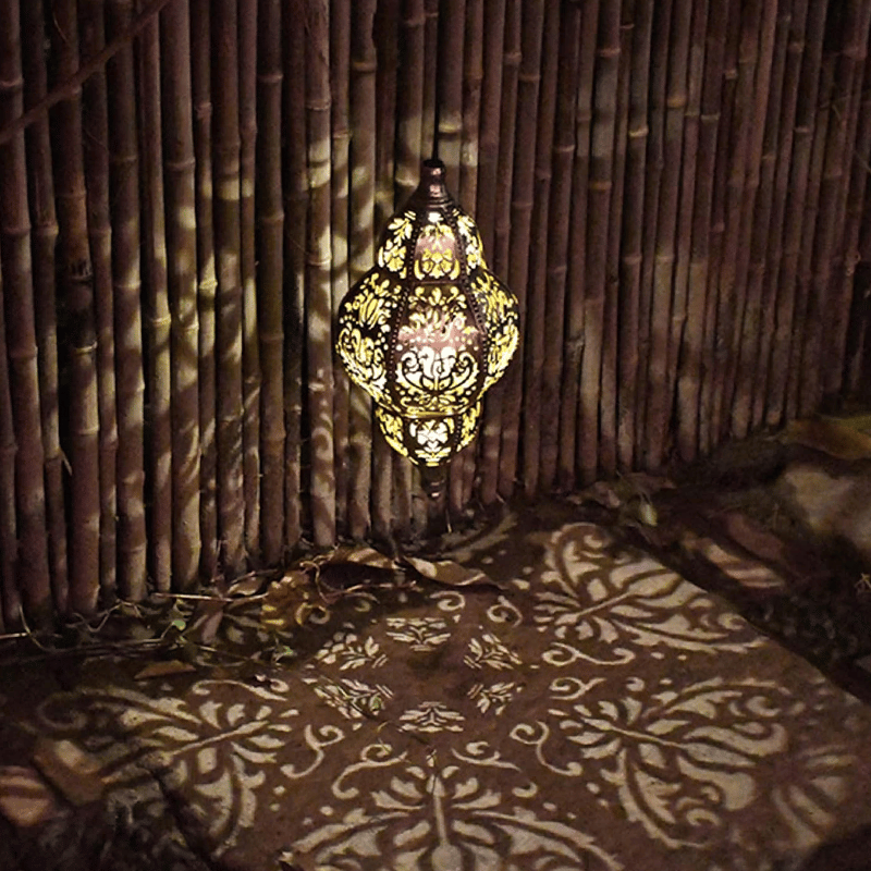 🏮 Baroque Solar Lantern Outdoor Light