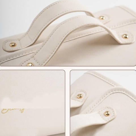 Leather Waterproof Cosmetic Bag