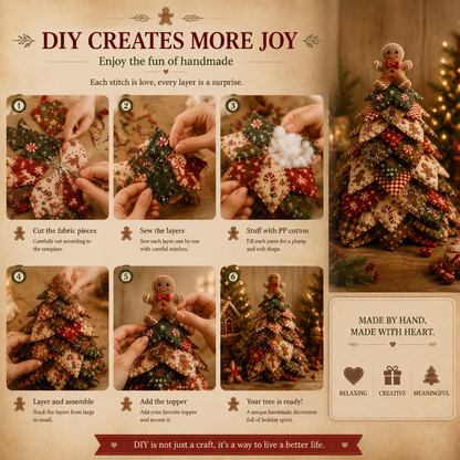 🔥Last Day 49% OFF DIY Quilted Christmas Tree Kit