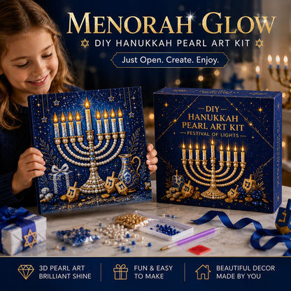 🎁Last Day 49% OFF - 🕎✨DIY Hanukkah Pearl Art Kit(📦Buy 2 Free Shipping)