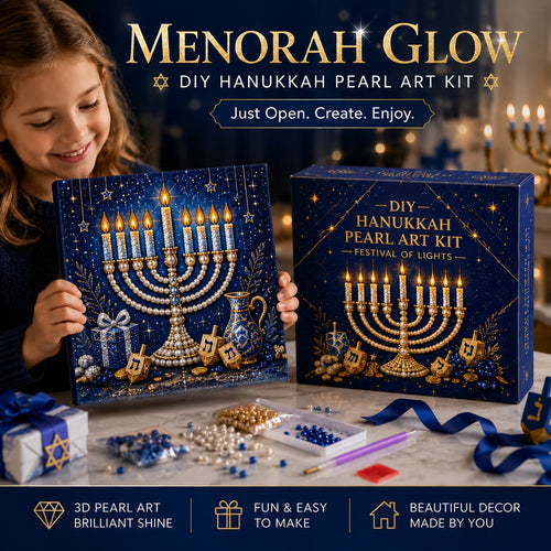 🎁Last Day 49% OFF - 🕎✨DIY Hanukkah Pearl Art Kit(📦Buy 2 Free Shipping)