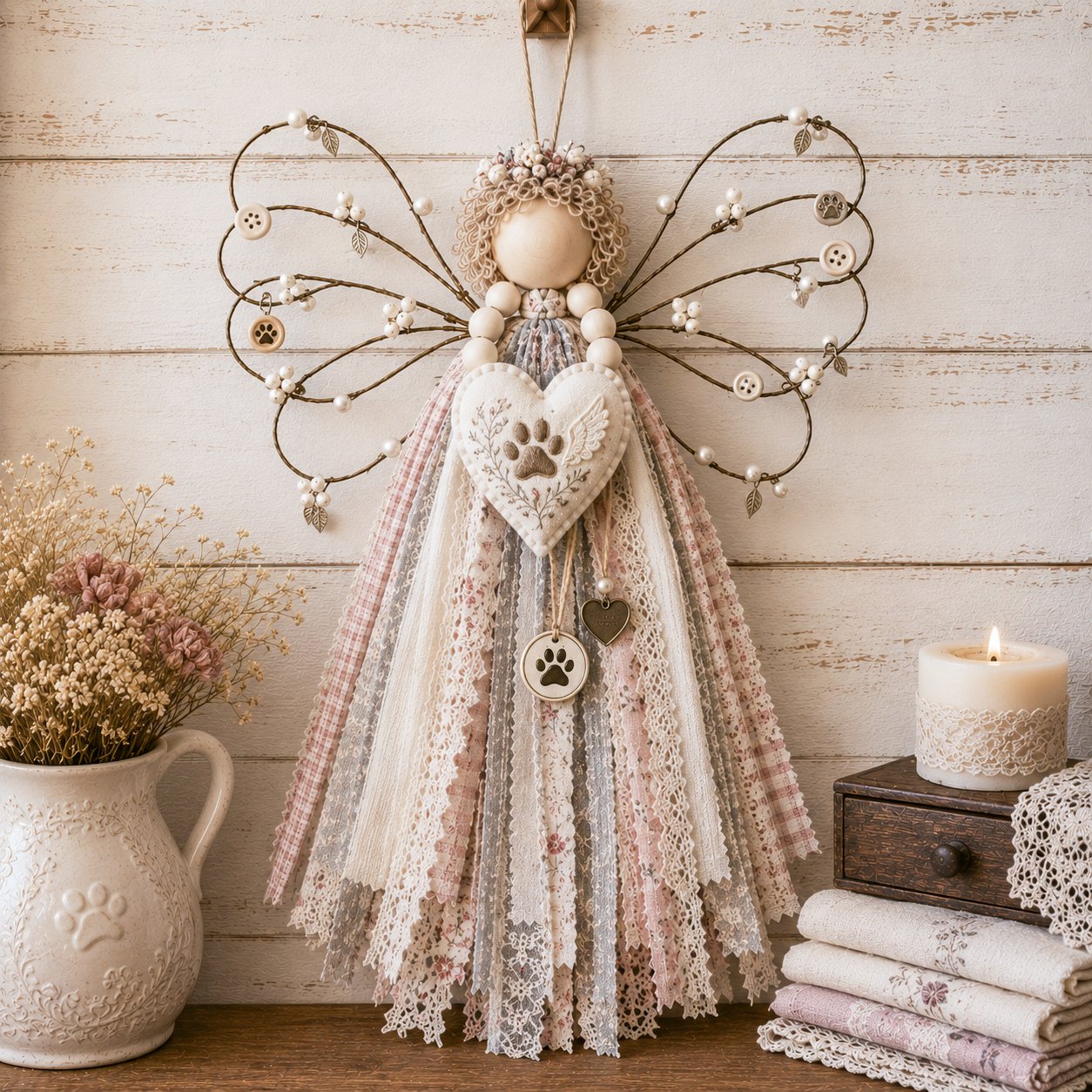 🪽 Angel Fabric Hanging DIY Kit
