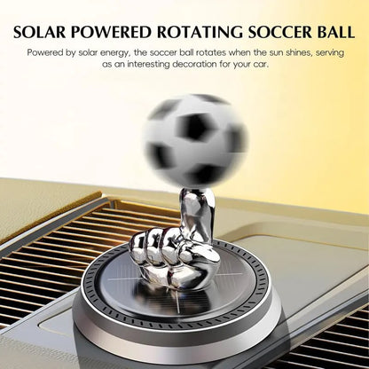 ⚽🚗Solar Rotating Football Car Air Freshener & Aromatherapy Diffuser