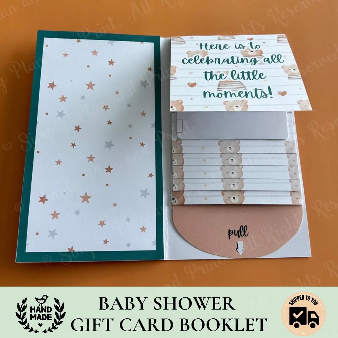🎁LAST DAY 50% OFF - 🎂✨ Handmade Waterfall Birthday Gift Card Booklet💖