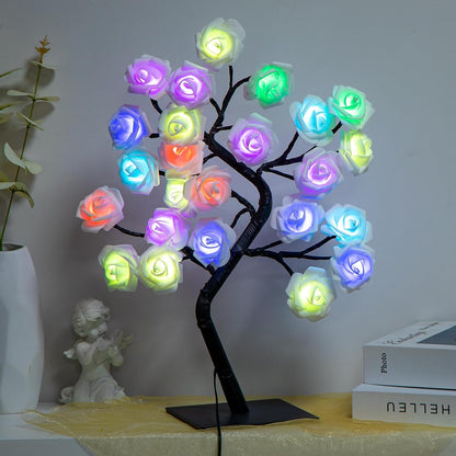 💖🎁2026 Mother's Day Gifts 50% Off-18 Colors Rose Tree Lamp