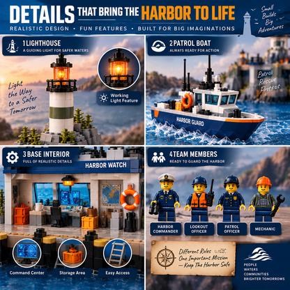 🔥Last Day 50% OFF-⚓ Guardian Harbor Building Block Set