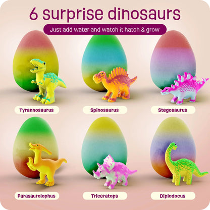 🦖 Water Activated Dinosaur Hatching Surprise Eggs🌊