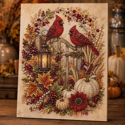 🍂 LAST DAY 49% OFF – Premium 3D Pearl Autumn & Thanksgiving Diamond Painting Art Kit | Luxury Flocked Canvas with Scratch-Resistant Non-Fading Pearl Beads DIY Fall Harvest Decor 🍁🦃💎