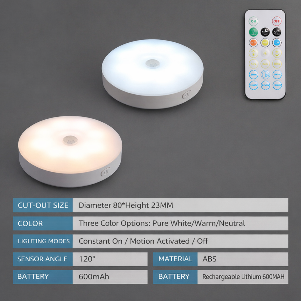 🔥2026 New Rechargeable Human Body Induction Ceiling Light