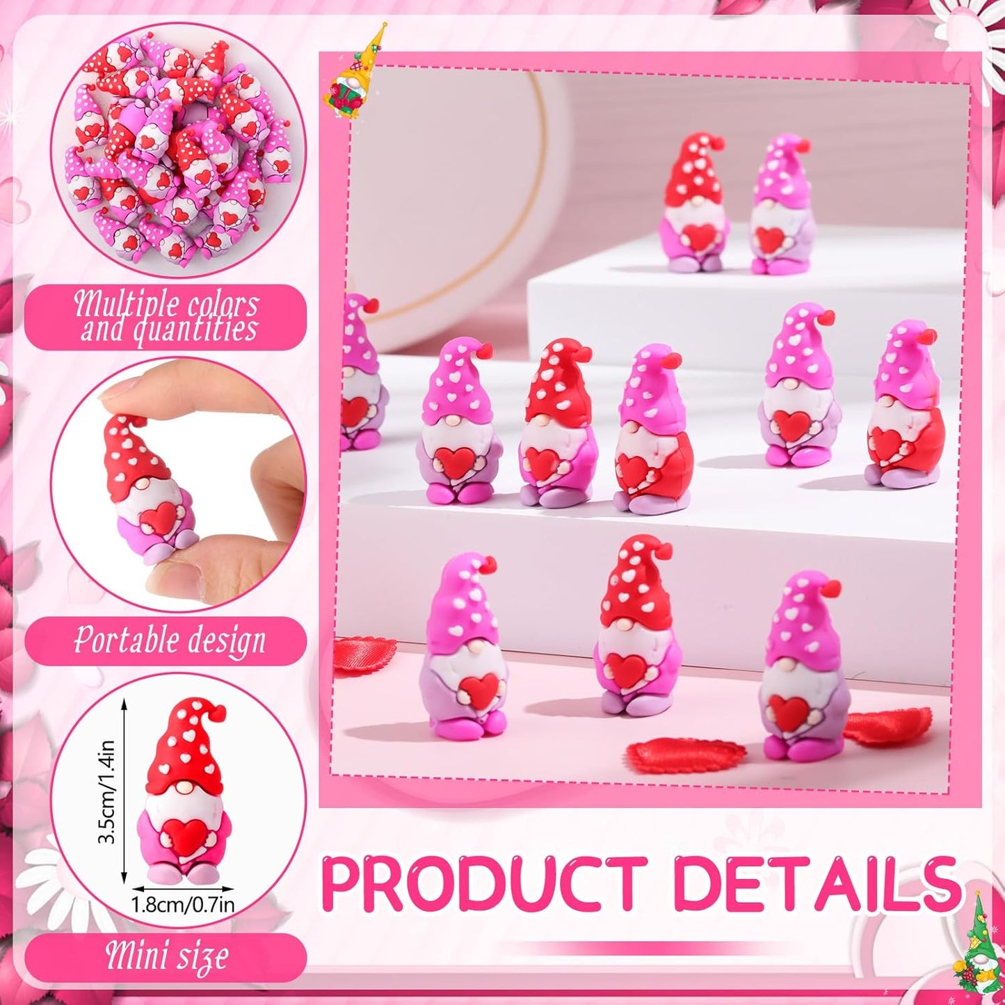🔥Last Day Discount 50% OFF❤️Valentine's Day Heart Gnomes